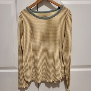 Madewell whisper cotton long-sleeve shirt, L